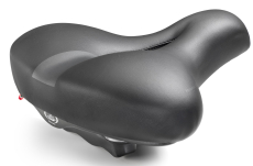Sattel SMG Paradise City XL schwarz Elastomer Federung
