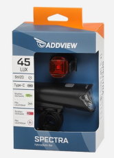 Lampenset ADDVIEW Akku USB 45 LUX Spectra STVZO