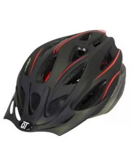 Helm QT  Fuse Jugend - Erwachsene schw. / rot 54 - 58 cm