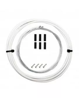 Schaltzug Set Alhonga Niro komplett Rennrad weiß