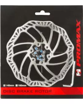 Bremsscheibe PROMAX 6-Loch 160 mm mit Schrauben + Inbusschlüssel