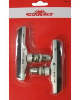 Bremsschuhe SUNRACE V-Brake Cardridge Paar Alu silber 70 mm