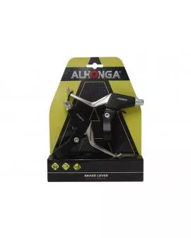Bremshebel Paar Alhonga V-Brake 3-Finger Aluminium silber-schwarz