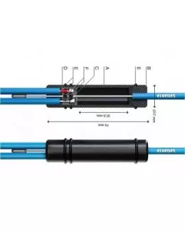 Bremskabel Spliter ELVEDES 1350/3000 mm