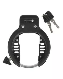 Ringschloß schwarz mit 2 Schrauben