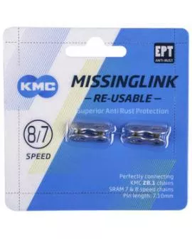 Ketten Verschluss KMC Missinglink silber für 7,1 mm Ketten