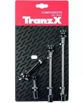 Schnellspannset TranzX mit Diebstahlschutz schwarz