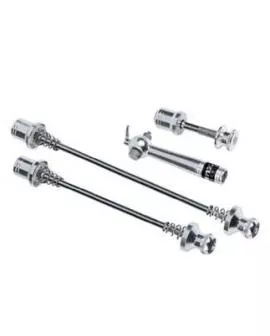 Schnellspannset mit Diebstahlsch. silber