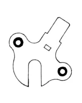 Gabel 28 Retro 1 Gewinde 240 / 130 mm Stahl verchromt