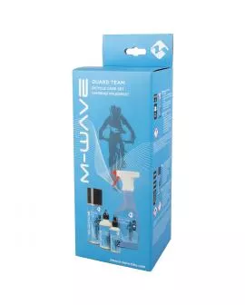 Fahrradpflege Set M-WAVE ( Reiniger, Wachs, Kettenpflege, Spezialoel )