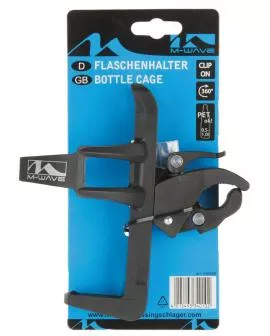 Flaschenhalter 360° drehbar M-Wave Kunststoff schwarz