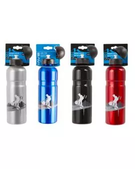 Trinkflasche M-WAVE Aluminium 4 Stück sortiert 750 ml