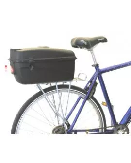 Fahrradkoffer M-WAVE Kunststoff schwarz 17 Liter