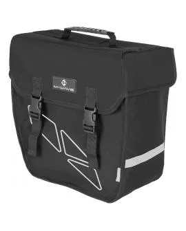 Packtasche 1fach links Amsterdam Single 38x18x30 cm schwarz