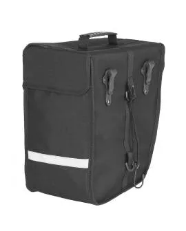 Packtasche 1fach links Amsterdam Single 38x18x30 cm schwarz