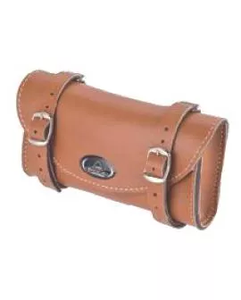 Satteltasche SMG Echtlederoptik braun
