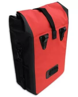 Gepäckträger Tasche LYNX wasserfest rot 16 Liter