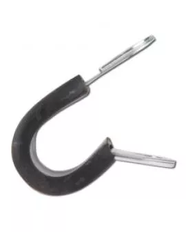 Rahmen Schelle 12 mm Stahl mit Gummi Einlage