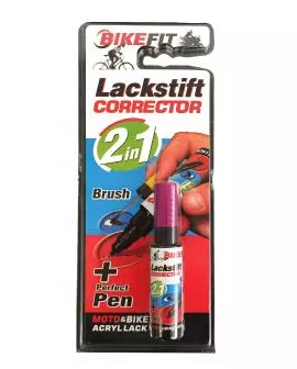 Lack-Reparaturstift BIKEFIT 2 in 1, schwarz-matt