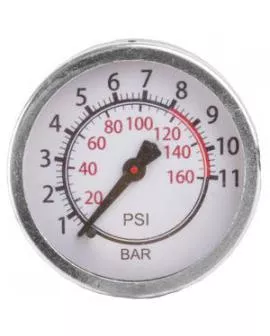 Standpumpe VENTURA 8bar/116psi Stahl mit Manometer