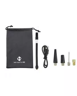 Pumpe M-Wave Akku Elumatik Multiboost, digitale Anzeige