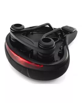 Sattel City mit Aussparung schwarz incl. Rücklicht