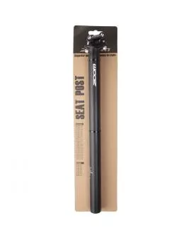 Sattelstütze ZOOM 27,2 x 400 mm Aluminium mattschwarz