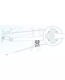 Kettenführung EXUSTAR zur Erhöhung der Kettenspannung