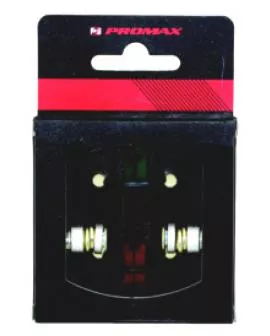 Bremsschuhe PROMAX V-Brake 3-farbig auf Karte