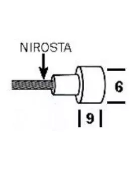 Bremzug PROMAX Nirosta Birnen Nippel Box:100 Stk