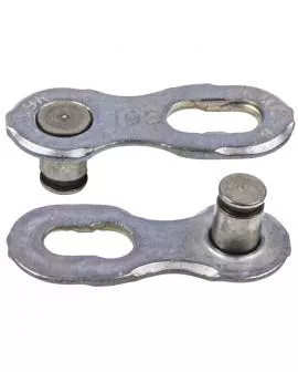 Kettenverschluss KMC 10-fach 5,88 mm silber auf Karte