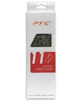 Kette PYC 11-fach silber 1/2 x 11/128 - 116 6lieder - 5.4 mm