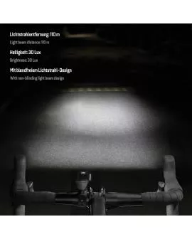 Scheinwerfer Addwiev Batterie Schimmer 30 LUX mit Prüfzeichen