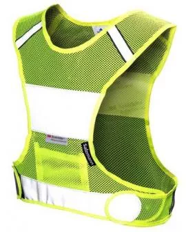 Reflektion Weste Sport Gr. XL / XXL ( W: 56 cm ) 3M SCOTCHLITE