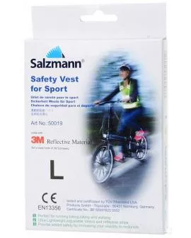 Reflektion Weste Sport Gr. XL / XXL ( W: 56 cm ) 3M SCOTCHLITE