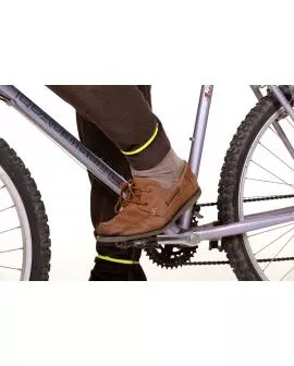 Hosenklammern FASI Reflex Paar Metall neongelb