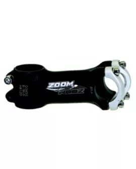 Vorbau  A-Head ZOOM 1 1/8 - 7° - 110 mm mattschwarz mit silberner Klemme 25,4 mm