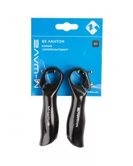 Bar Ends M-WAVE Anatom Außenklemmung schwarz