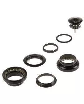 Steuersatz NECO 1 1/8 A-Head Half Cartdrige Stahl schwarz