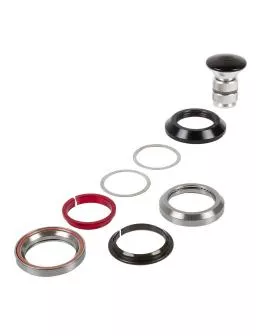 Steuersatz NECO A-Head 1 1/8 integriert Aluminium schwarz