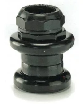 Steuersatz 1 1/8 Gewinde Stahl schwarz