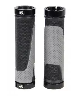 Schraubgriffe QT 130 / 130 mm schwarz - grau doppelte Verschraubung