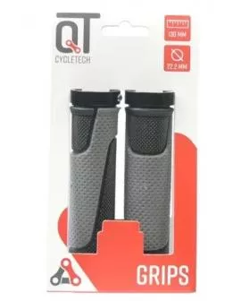 Schraubgriffe QT 130 / 130 mm schwarz - grau doppelte Verschraubung