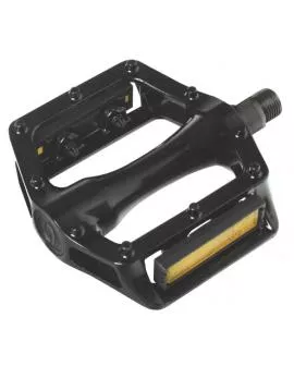 Pedal XERAMA MTB 9/16 schwarz Aluminium schwarz mit Pins 