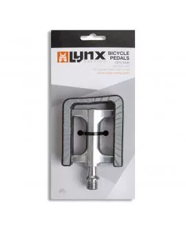 Pedal LYNX City Alu 9 /16 Anti-Rutsch ZP Lagerung