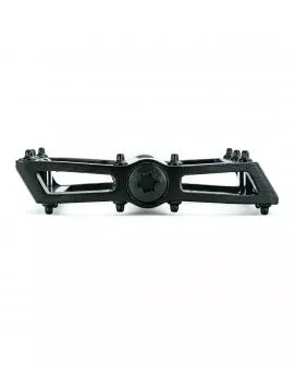 Pedal TKX Plattform mit Pins Aluminium CNC schwarz CroMo Achse