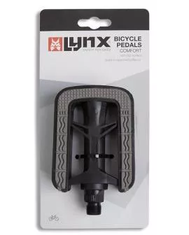 Pedal LYNX Comfort City Anti-Rutsch Kunststoff schwarz - grau