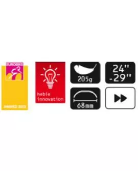 Schutzblech HR HEBIE Waldmeister für Sattelstütze 24-29