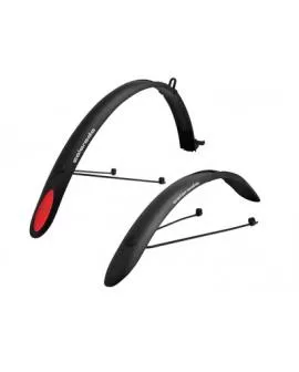 Schutzblech Set 28  POLISPORT VR+HR Colorado  schwarz