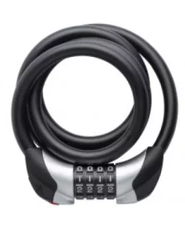 Schloss Spiralkabel Zahlen 10 x 1500 mm schwarz